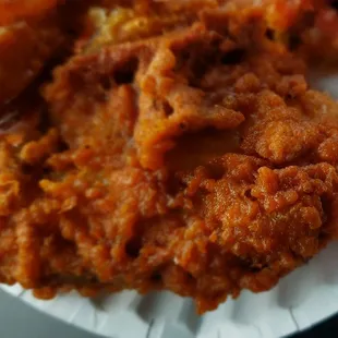 Super crispy chicken that survived delivery for a work lunch