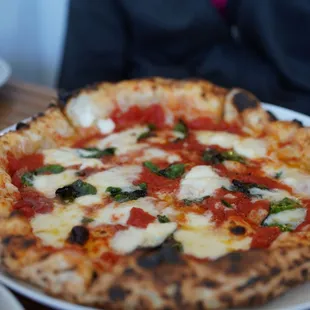 The humble margherita -- I like a little more on a pizza but you can't get more classic than this!