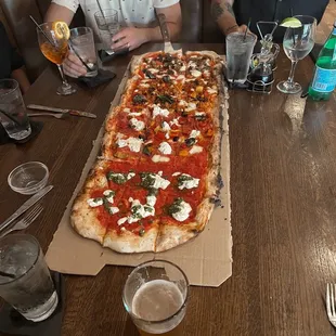 Meter long pizza