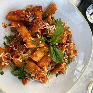Rigatoni Bolognese Pasta