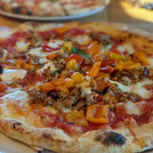 pizza, food