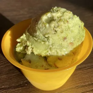 Pistachio Gelato.