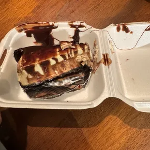 Chocolate cheesecake