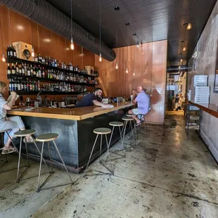 Inside. Bar room. View from side entrance from Morris St. Main entrance is on E Chapel Hill St.