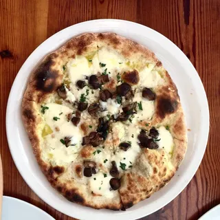 Cremini Mushrooms White Pizza