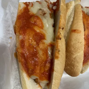 Eggplant Parmigiana Sub