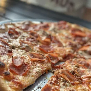 a slice of pizza
