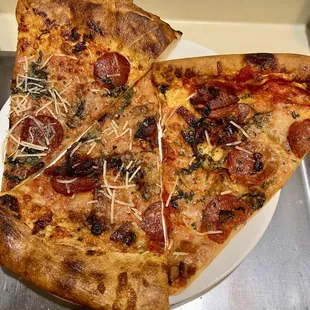 3 slices mixed meat