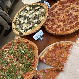 Kale & Spinach Basil Pesto Pizza