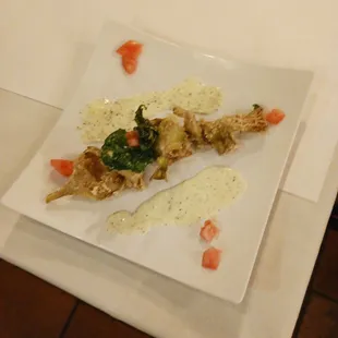 a plate of food
