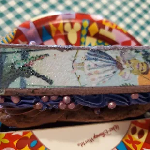 Seasonal Haunted Mansion Chocolate Eclair. Very good!