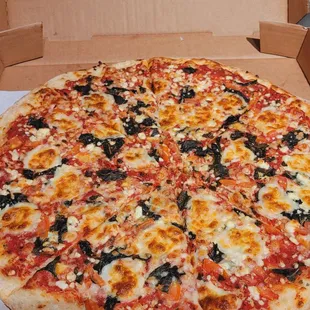 a pizza in a box