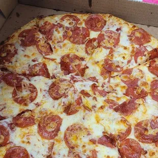 Large 1 topping pizza special  for 9.00, was  good