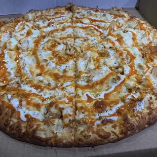 Buffalo Chicken Ranch Pizza