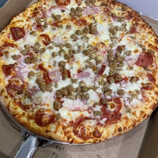 pizza, food