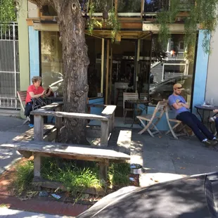 outside, oysters and mussels