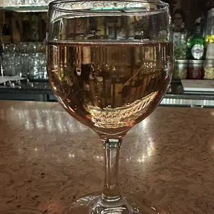 $7 rose on happy hour - daily 4-7pm