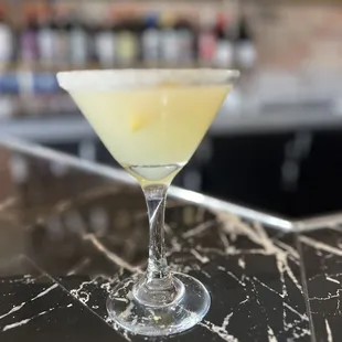 Lemon drop with Limoncello