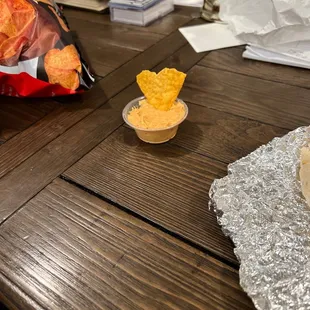 This was our amazing size of hummus!  Enough for my 2 year old!