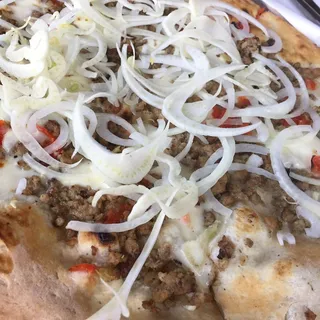 Homemade Sausage Pizza