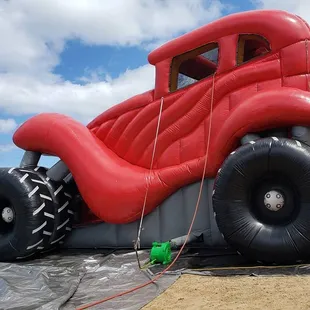 Monster truck water slide