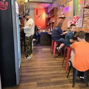 Inside