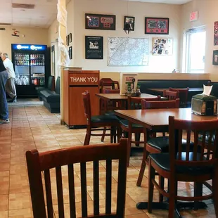 A view from the corner of the seating area. You order on that left side.