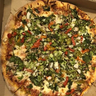 Vegetable pizza