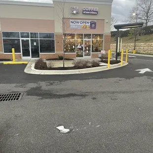 Outside