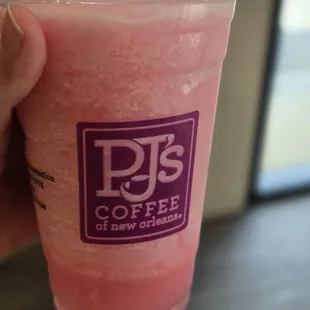 Frozen lemonade with dragonfruit. SO GOOD!!!
