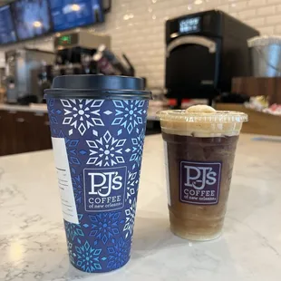 Honey Oat Milk Latte & Cold Brew Shaken Espresso