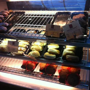 The somewhat abbreviated pastry case, in compliance with Ochsner nutritional standards.