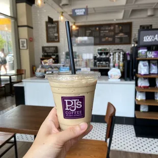 Honey macadamia blended drink