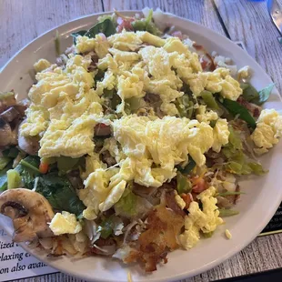 Skinny papas with fresh diced green chilis!