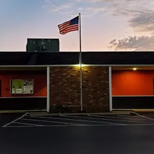 outside