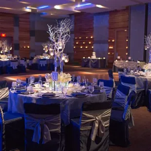 Blue, Silver and white Event at The W Scottsdale.