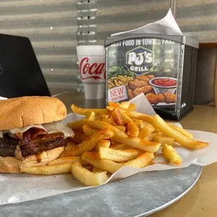 Philly lawyer with spicy fried and bacon