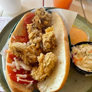Fried Oyster Po Boy