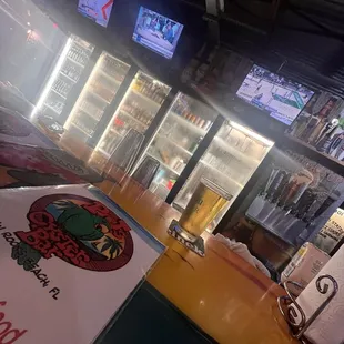 I had the cup of seafood gumbo,Blackened shrimp tacos with fries