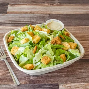 Caesar Salad, Homemade Dressing