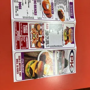Updated menu 7/23/2022