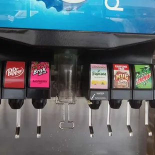 Soda selections