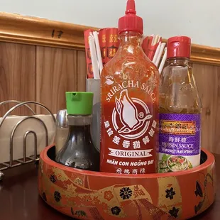 Sauces &amp; spices for dishes