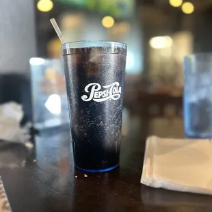 One of the drink items:-Dr.Pepper