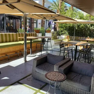 Outdoor seating