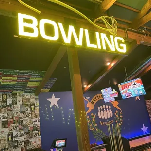 Bowling area