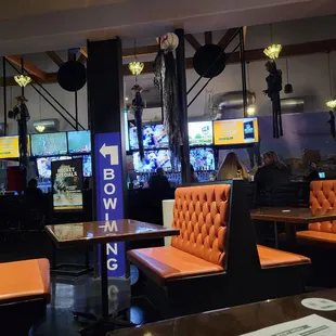 seating and televisions