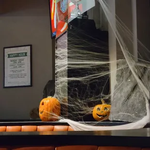 Halloween themed decor