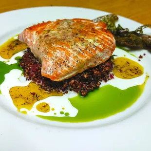 Coho Salmon on Quinoa