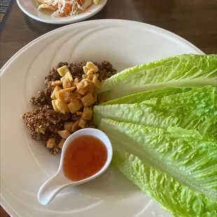 Thai Chicken Lettuce Wrap